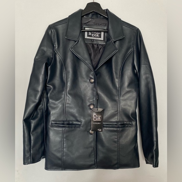 R.D.G Italia Luxury Leather Jacket - Picture 1 of 6